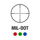 Оптичний приціл Aim Sport 1-4x24 TRI-ILL First focal plane scope MIL-DOT Rings - зображення 5