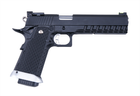 Страйкбольний пістолет KJW KP-06 CO2 - Black - изображение 4