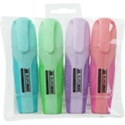 Набір текстових маркерів з гумовими вставками Buromax Pastel 2-4 мм 4 шт. (BM.8905-94)