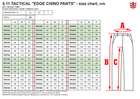 Брюки тактические 5.11 Tactical Edge Chino Pants 74481-019 W31/L34 Black (2000980515516) - изображение 7