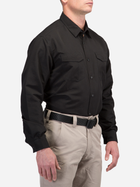 Рубашка тактическая 5.11 Tactical Fast-Tac Long Sleeve Shirt 72479-019 L Black (2000980528554) - изображение 3