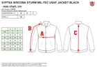 Куртка флисовая тактическая MIL-TEC Sturm USAF Jacket Dark Blue 10430003 2XL Blue (2000980502646) - изображение 11