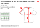 Футболка MIL-TEC Sturm Tactical T-Shirt QuickDry 11081003 S Dark Navy (2000980530779) - зображення 7