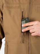 Куртка тактическая демисезонная софтшелл MIL-TEC SOFTSHELL JACKET SCU 10864019 2XL Coyote (2000980401123) - изображение 4