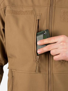 Куртка тактична демісезонна софтшелл MIL-TEC SOFTSHELL JACKET SCU 10864019 M Coyote (2000980401147) - зображення 4