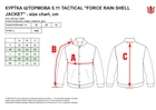 Куртка 5.11 Tactical Force Rain Shell Jacket 48362-186 XL Ranger Green (2000980582167) - изображение 14