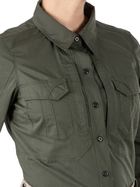 Тактическая рубашка 5.11 Tactical Women’S Stryke Long Sleeve Shirt 62404-190 L Tdu Green (2000980564781) - изображение 5
