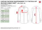 Тактическая рубашка 5.11 Tactical Hot Weather Combat Shirt 72205NL-169 S/Long Multicam (2000980551774) - изображение 5
