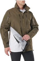 Куртка тактическая влагозащитная 5.11 Tactical Approach Jacket 48331-192 3XL Tundra (2000980456345) - изображение 4