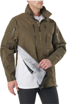 Куртка тактическая влагозащитная 5.11 Tactical Approach Jacket 48331-192 M Tundra (2000980456376) - изображение 4