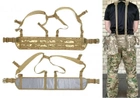 Тактический пояс разгрузочный РПС с креплением MOLLE и плечевыми лямками Пиксель ВСУ MM-14 без подсумок - изображение 2