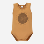 Body dziecięce dla chłopca Pinokio Free Soul Sleeveless Bodysuit 92 cm Żółte (5901033285097) - obraz 1