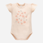 Боді для малюка Pinokio Summer Garden Bodysuit Shortsleeve 74-76 см Beige-Flowers (5901033300646) - зображення 1