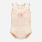 Body dla dziecka Pinokio Summer Garden Bodysuit Sleeveless 86 cm Beige-Flower (5901033300844) - obraz 1
