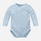 Body dla dzieci Pinokio Lovely Day Babyblue Wrapped Body LS 50 cm Blue Stripe (5901033311642) - obraz 1