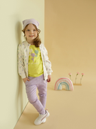 Демісезонна шапка дитяча Pinokio Lilian Bonnet 46-48 см Happy Violet (5901033305801) - зображення 3
