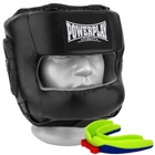Боксерський шолом PowerPlay 3067 з бампером PU + Amara Чорний