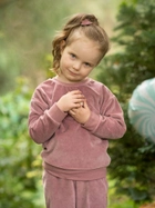 Дитячий світшот для дівчинки Pinokio Magic Vibes Sweatshirt 68-74 см Рожевий (5901033295089) - зображення 3