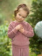 Дитячий світшот для дівчинки Pinokio Magic Vibes Sweatshirt 74-76 см Рожевий (5901033295096) - зображення 3