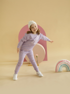 Дитячий світшот для дівчинки Pinokio Lilian Sweatshirt 86 см Фіолетовий (5901033305085) - зображення 3