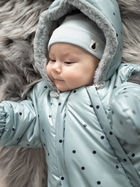 Суцільний комбінезон дитячий зимовий для новонароджених Pinokio Winter Warm Overall 56 см Mint (5901033290039) - зображення 3
