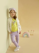 Bluza dla dziewczynki rozpinana bez kaptura Pinokio Lilian Jacket 104 cm Ecru (5901033304897) - obraz 3