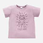 Koszulka dziecięca dla dziewczynki Pinokio Magic Vibes 74-76 cm Różowa (5901033296932) - obraz 1