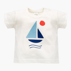 Koszulka chłopięca Pinokio Sailor 110 cm Ecru-Print (5901033304163) - obraz 1