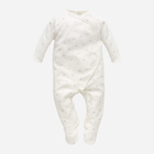 Pajacyk Pinokio Lovely Day Babyblue Wrapped Overall LS 68-74 cm Ecru (5901033311390)