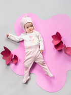 Чепчик Pinokio Romantic Bonnet 42-44 см Pink (5901033288166) - зображення 3