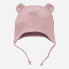 Чепчик Pinokio Hello Wrapped Bonnet 34-36 см Pink (5901033291548) - зображення 1