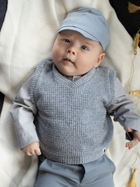 Кепка дитяча Pinokio Charlie Bonnet Cap 74-80 см Blue (5901033293726) - зображення 4