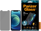 Szkło hartowane Panzer Glass Standard Super+ Privacy Antibacterial do Apple iPhone 12 mini (5711724127076) - obraz 1