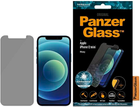 Захисне скло Panzer Glass Standard Super+ Privacy Antibacterial для Apple iPhone 12 mini (5711724127076)