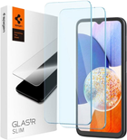 Szkło hartowane Spigen Slim do Samsung Galaxy A14 4G/5G 2 szt (8809896743266) - obraz 1