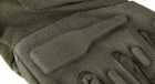 Рукавички захисні на липучці FQ16S003 Оливковий XL (16299) Kali - зображення 4