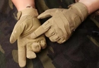 Перчатки защитные полнопалые на липучке FQ16S003 Песочный XL (16293) Kali - изображение 6