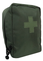 Армейская аптечка, военная сумка для медикаментов Ukr Military 14,5х20,5х10 см Хаки 000221716 - изображение 3