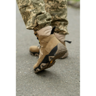 Ботинки мужские Maletskiy высокие тактические из нубука на меху 45 30 см Бежевые - изображение 5