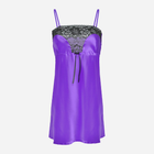 Koszula nocna DKaren Slip Flores XL Violet (5901780605551) - obraz 1