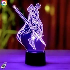Ночник-светильник 3D GENSHIN IMPACT "Сяо" 3DTOYSLAMP 26х11 см 000261992
