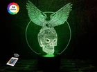 Ночник-светильник 3D "Хрустальный череп" 25х18 см 3DTOYSLAMP (2000002618805)