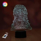 Ночник-светильник 3D "Железный Трон Игра Престолов" 22х16 см 3DTOYSLAMP (2000002621775)