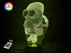 Ночник-светильник 3D "Миньон военный" 27х14 см 3DTOYSLAMP (2000002622192)
