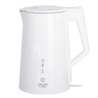 Электрический чайник Adler AD 1345 White 1,7 л регулируемая температура 40‑100°C нержавеющая сталь