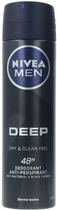Антиперспірант Nivea Men Deep Black Carbon 150 мл (4005900513045) - зображення 1