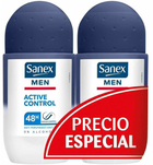 Dezodorant Sanex Men Active Control 48h Roll On Duplo 2 x 50 ml (8718951463745) - obraz 1