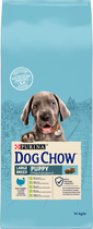 Sucha karma dla szczeniąt dużych ras Dog Chow Puppy Large Breed z indykiem 14 kg (7613034487919) - obraz 1