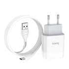 МЗП HOCO C73A (2USB/2.4A) + Type-C (Білий)