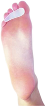 Wkładka ortopedyczna Varisan Hydrogel Ratoncito Con Anillo na prawą stopę rozmiar S (8431479722216) - obraz 2